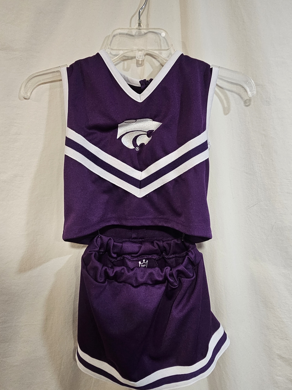 K State Little King Youth Extra Small Cheer Top And Skirt